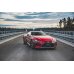 Накладка сплиттер на передний бампер на Lexus LC 500